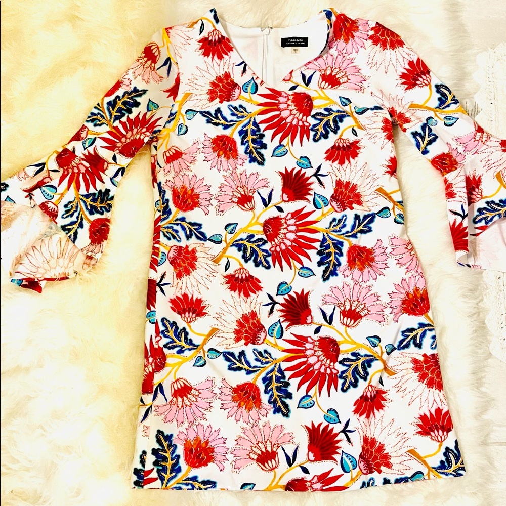 Tahiri ASL Bell sleeve dress.